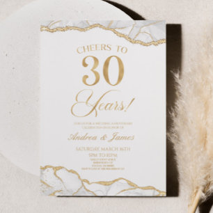 Party zum 30. Hochzeitstag Einladung