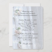 Party zum 35. Hochzeitstag, Vintage Spitze Einladung (Rückseite)