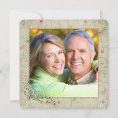 Party zum 40. Jubiläum mit Foto Einladung (Vorderseite)