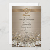 Party zum 50. Geburtstag der Eltern Einladung (Vorne/Hinten)