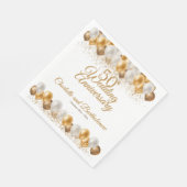 Party zum 50. Hochzeitstag Serviette (Ecke)