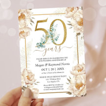 Party zum 50. Jahrestag der Hochzeit