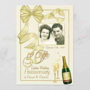 Party zum 50. Jahrestag - Einladungen zum Extravag