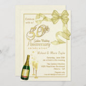 Party zum 50. Jubiläum - Einladungen zum Schnäppch (Vorne/Hinten)