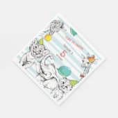 Party zum 5. Jahrestag Serviette (Ecke)