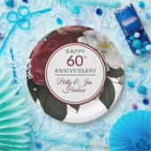 Party zum 60. Jubiläum - Papierplatte Pappteller (Party)