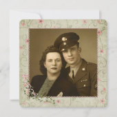 Party zum 70. Jahrestag mit Foto Einladung (Vorderseite)