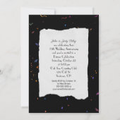 Party zum 75. Hochzeitstag Einladung (Rückseite)