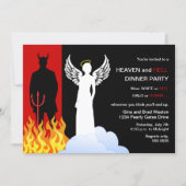 Party zum Abendessen Einladung (Vorderseite)