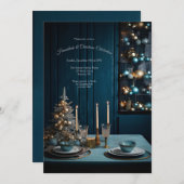 Party zum Abendessen Einladung (Vorne/Hinten)