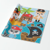 Party zum Abwracken von Tieren Geschenkpapier (Ungerollt)