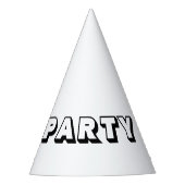 Party zum Anpassen der Farbe Partyhütchen (Vorderseite)