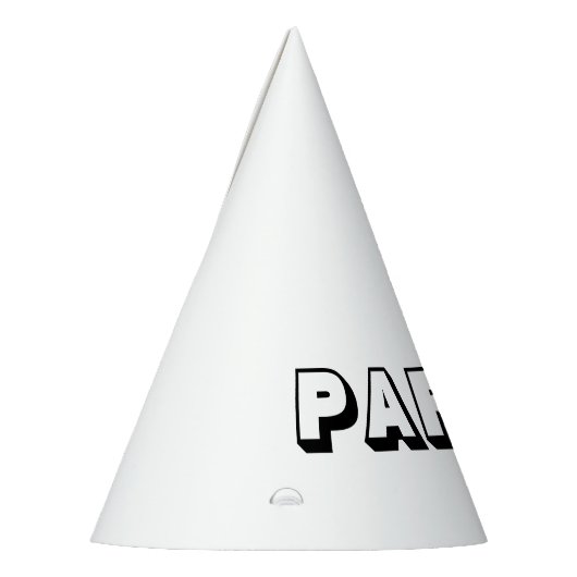 Party zum Anpassen der Farbe Partyhütchen (Links)