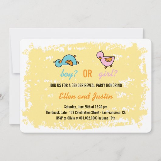 Party zum Aufdecken von Kindesmissbrauch oder weib Einladung (Vorderseite)