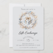 Party zum Austauschen von Geschenken für Wasserfar Einladung (Vorderseite)