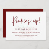 Party zum Brautparty, Spaß und Spielspass Einladung (Vorne/Hinten)