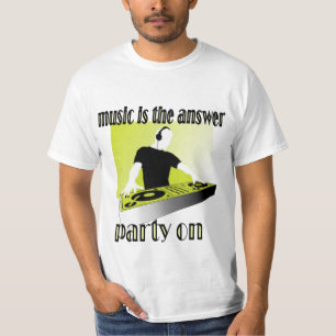 Party zum DJ AND CLUB-SHIRT T-Shirt