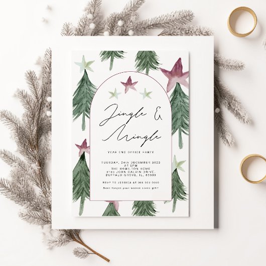 Party zum Festigen von Bäumen Einladung