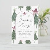 Party zum Festigen von Bäumen Einladung (Stehend Vorderseite)