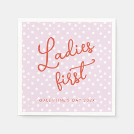 Party zum Galentinstag Serviette