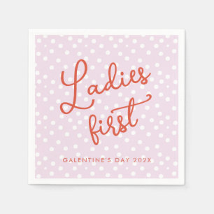 Party zum Galentinstag Serviette