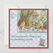 Party zum Geburtstag Einladung (Vorderseite)