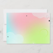 Party zum Geburtstag Einladung (Rückseite)