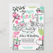 Party zum Geburtstag Einladung (Vorderseite)