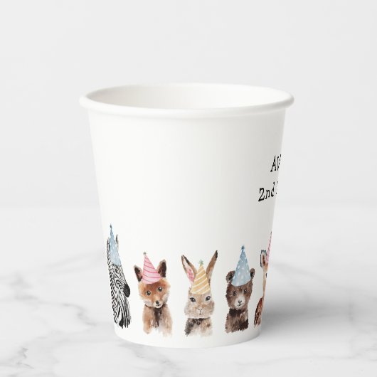 Party zum Geburtstag Pappbecher (Vorderseite)