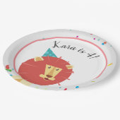 Party zum Geburtstag Pappteller (Schrägansicht)