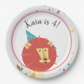 Party zum Geburtstag Pappteller (Vorderseite)