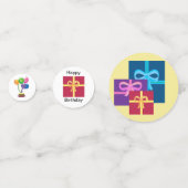 Party zum Geburtstag von Erwachsenen Konfetti (Rückseiten)