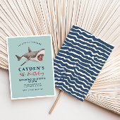 Party zum Geburtstag von Haifischen Einladung