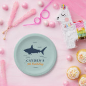 Party zum Geburtstag von Haifischen Pappteller (Party)