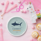 Party zum Geburtstag von Haifischen Pappteller (Party)