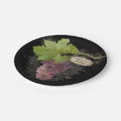 Party zum Geburtstag Weintrauben Weintrauben Weint Pappteller (Schrägansicht)