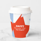 Party zum Gedenktag für abstrakte Stars Pappbecher (Vorderseite)