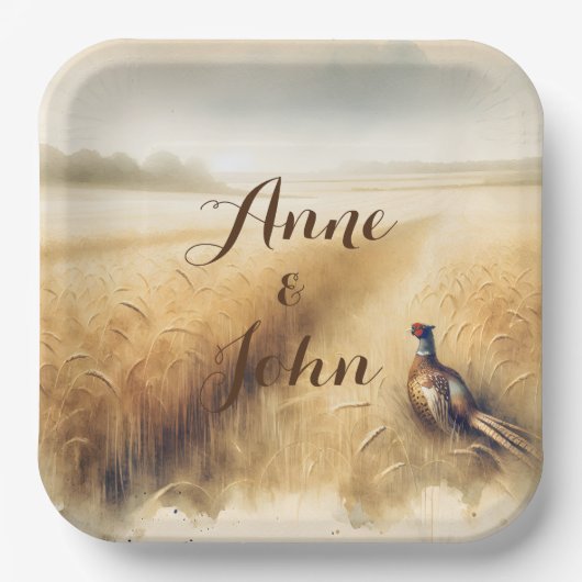 Party zum Herbstfest Pappteller (Vorderseite)