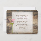 Party zum Hochzeitstag Einladung (Rückseite)