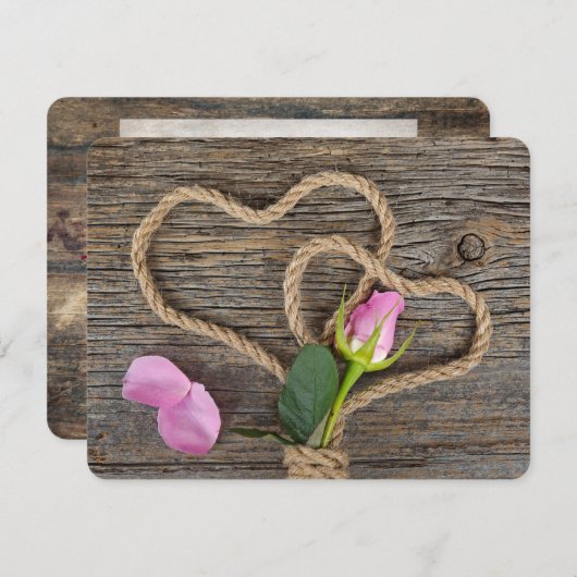 Party zum Hochzeitstag Einladung (Vorne/Hinten)