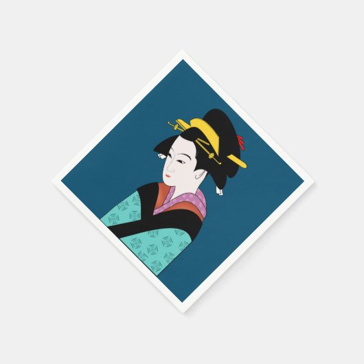 Party zum japanischen Abendessen Serviette (Ecke)