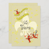 Party zum Jubiläum des Cajun Crawfish Einladung (Vorne/Hinten)