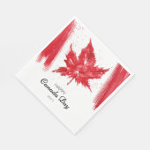 Party zum kanadischen Tag Serviette (Ecke)