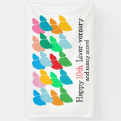 Party zum Lebensjahr Banner (Vertikal)