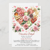 Party zum Muttertag - Charcuterie Einladung (Vorne/Hinten)