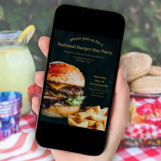 Party zum Nationalfeiertag Einladung