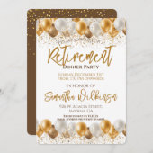 Party zum Rentenessen Einladung (Vorne/Hinten)