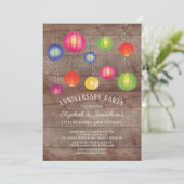 Party zum Sommerpappenjubiläum Einladung (Stehend Vorderseite)