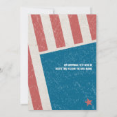 Party zum Tag der Unabhängigkeit der Grunge Einladung (Rückseite)