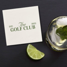 Party zum Thema Golf. Bachelor Party Serviette
